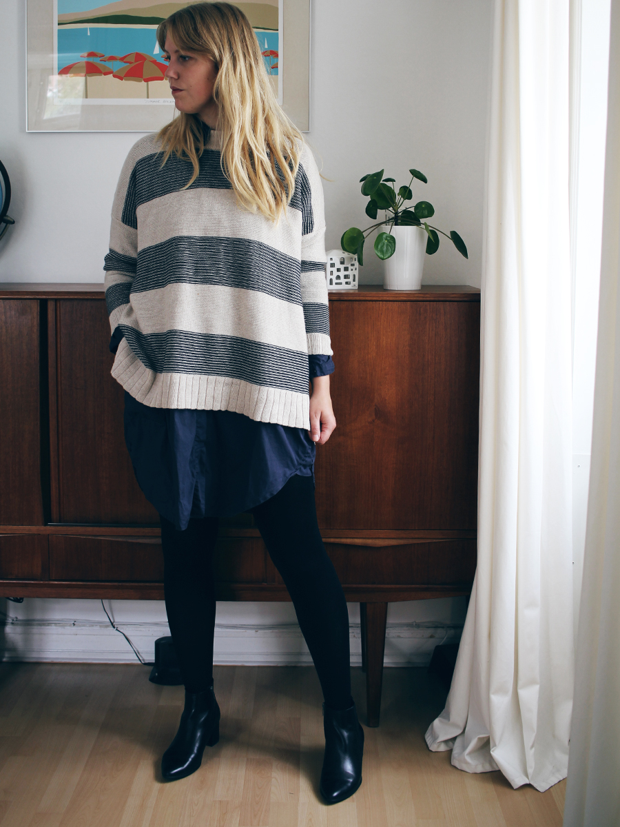 3 måder at style stribet sweater 3